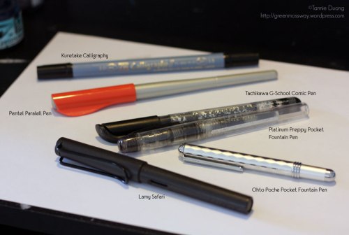 fountain pens collection